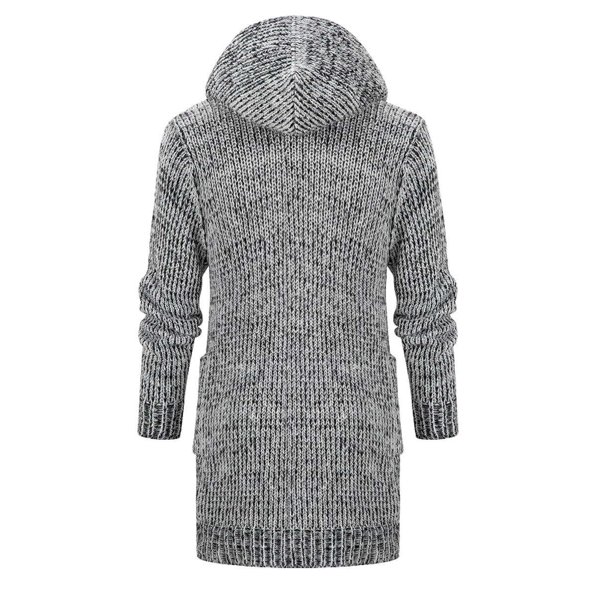 Men's Sweater European And American Style Mid-length Cardigan - enhanced image 7
