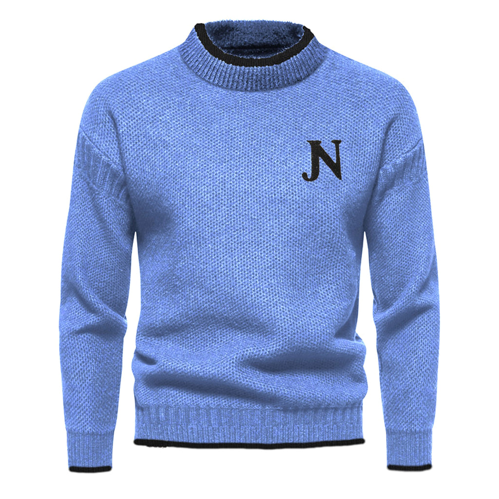 N - Profit - Trendy Leisure Warm Knitted Bottoming Youth Sweater Men - enhanced image 7
