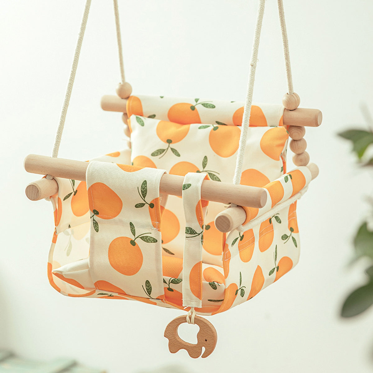 Naturoo™ – Cotton Canvas Baby Swing Chair - enhanced image 7