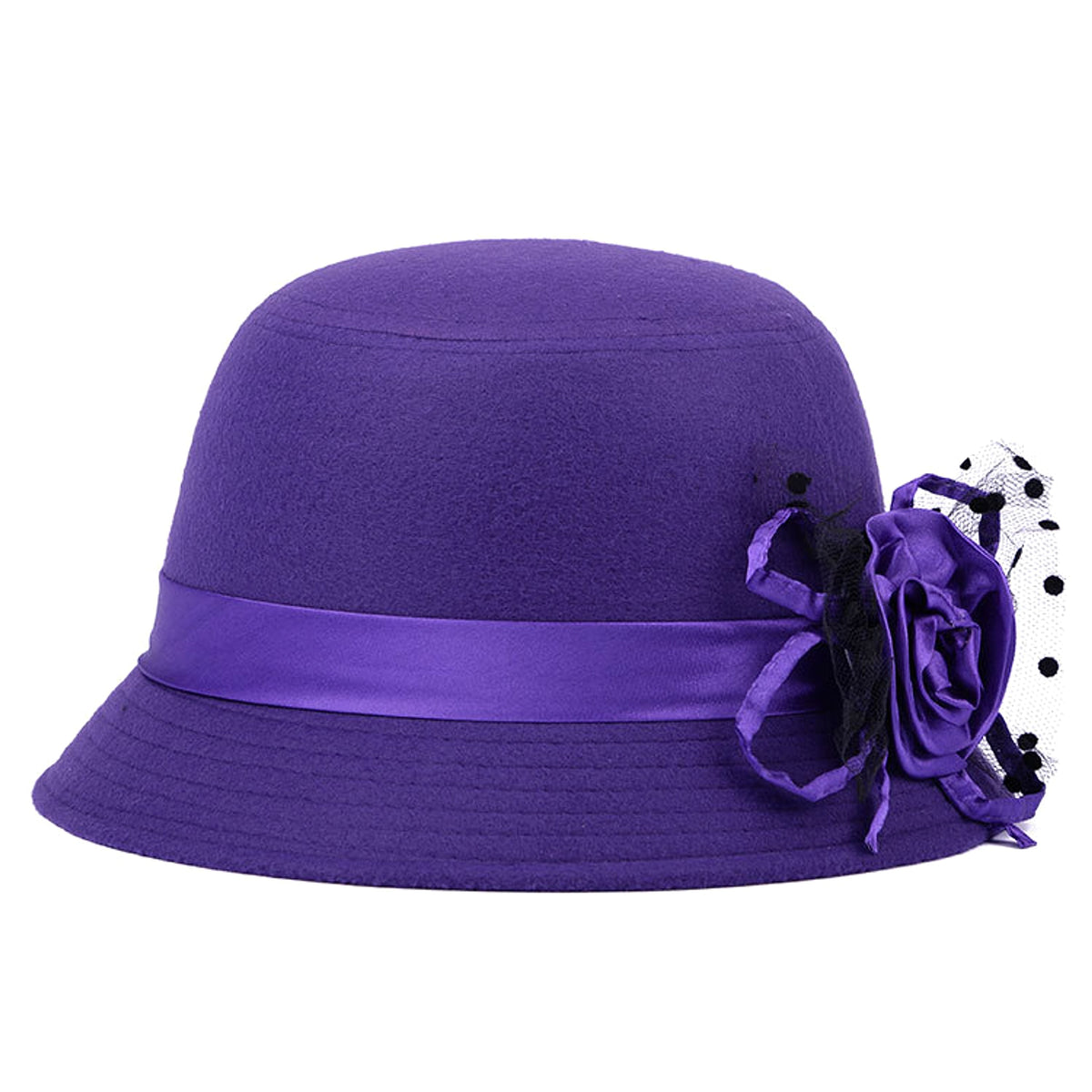 New Style Casual Ladies Big Brim Woolen Hat - enhanced image 7