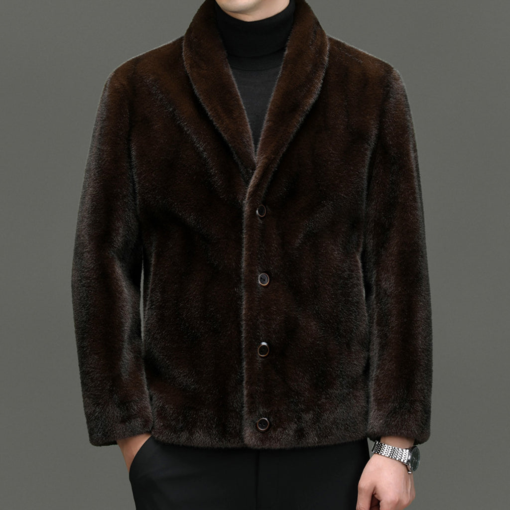 Padded Jacket Fur Integrated Double-sided Top - enhanced image 7