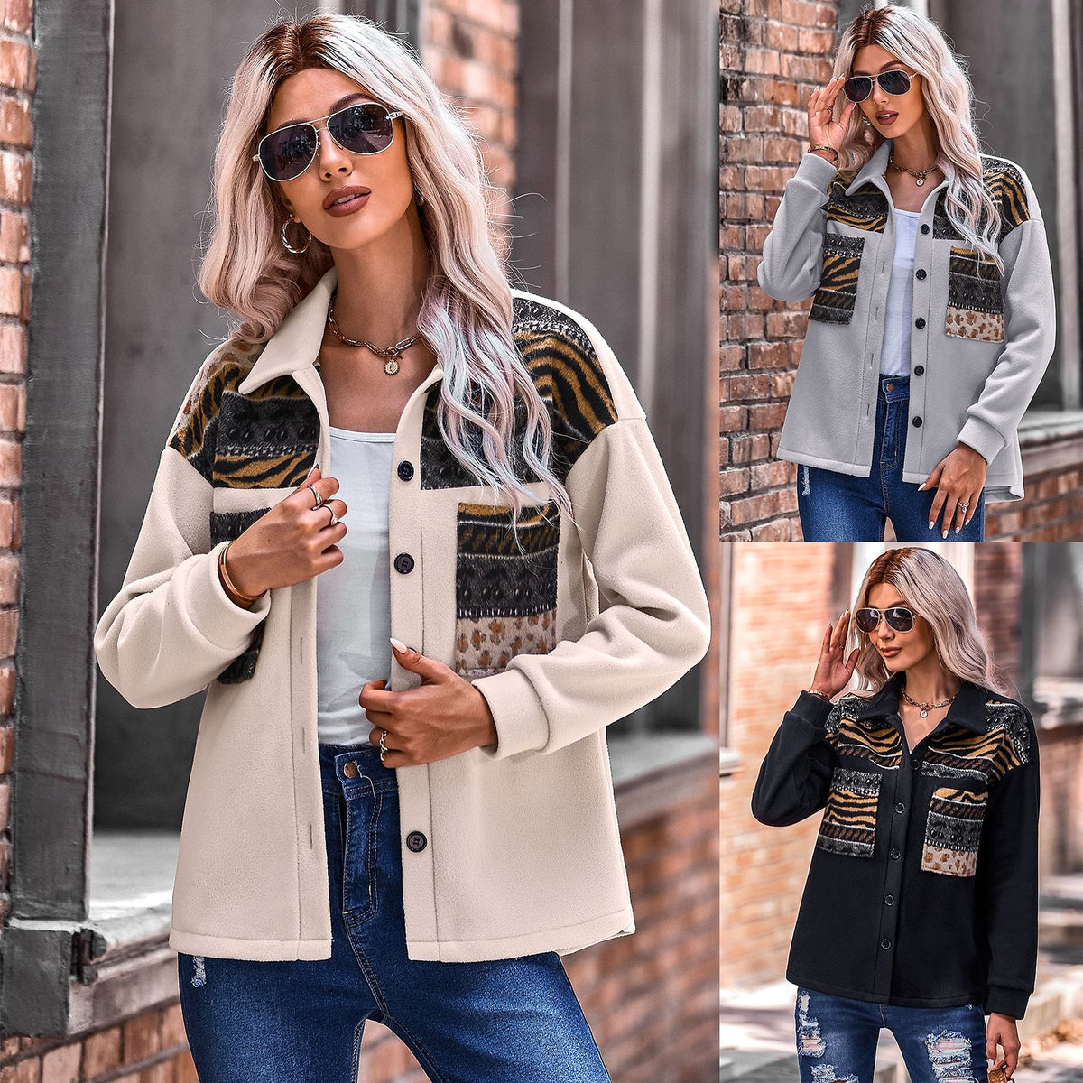 Patch Print Oversize Blazer – Haute Edition 25 - enhanced image 7