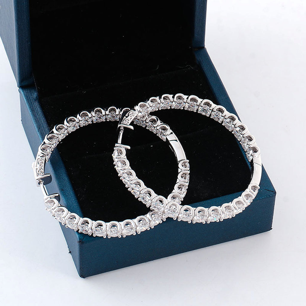 Personalized Big Diameter Earrings – Luxury Statement Jewelry - enhanced image 7
