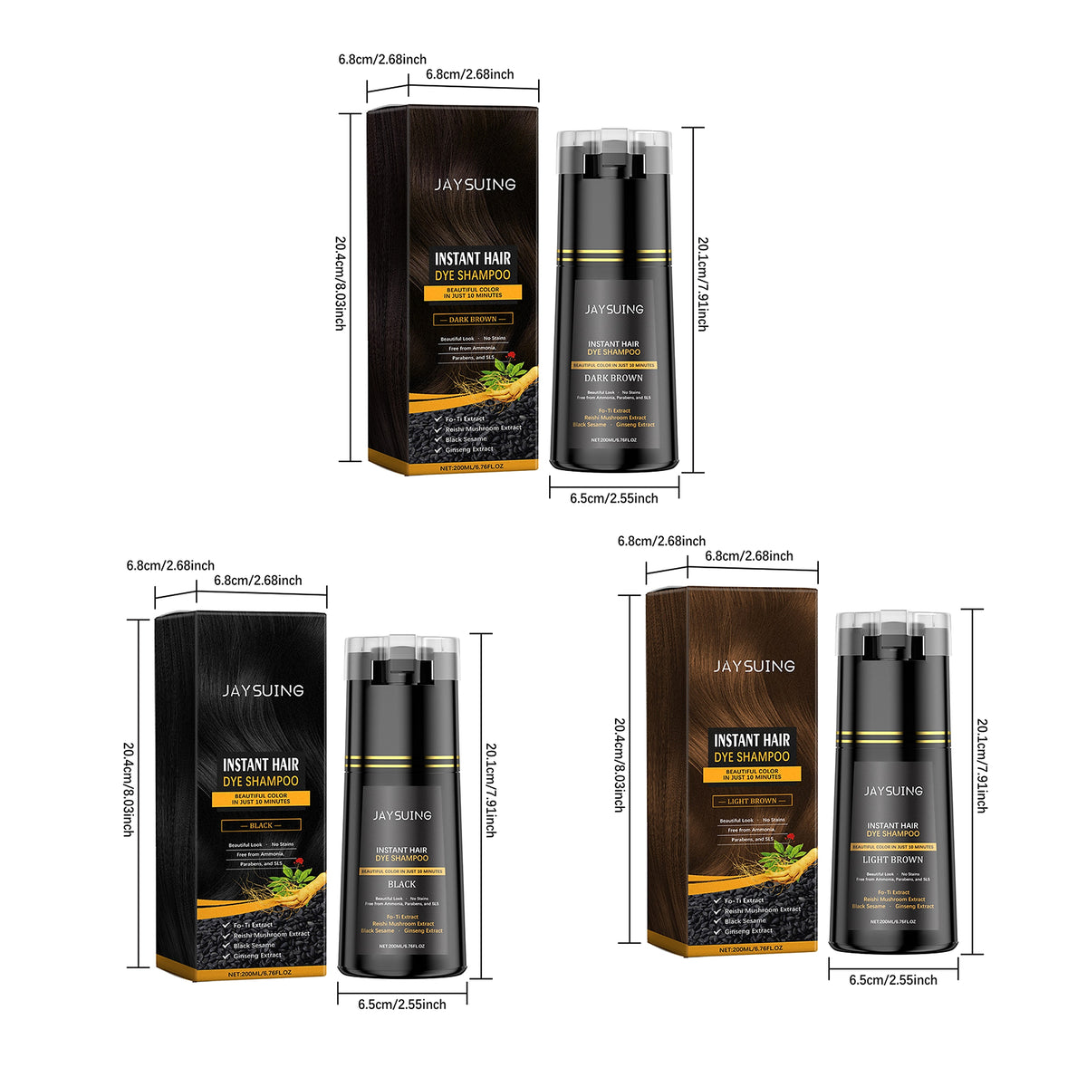 Plant Extract Color Shampoo | Gentle Dyeing with Scalp Care - enhanced image 7