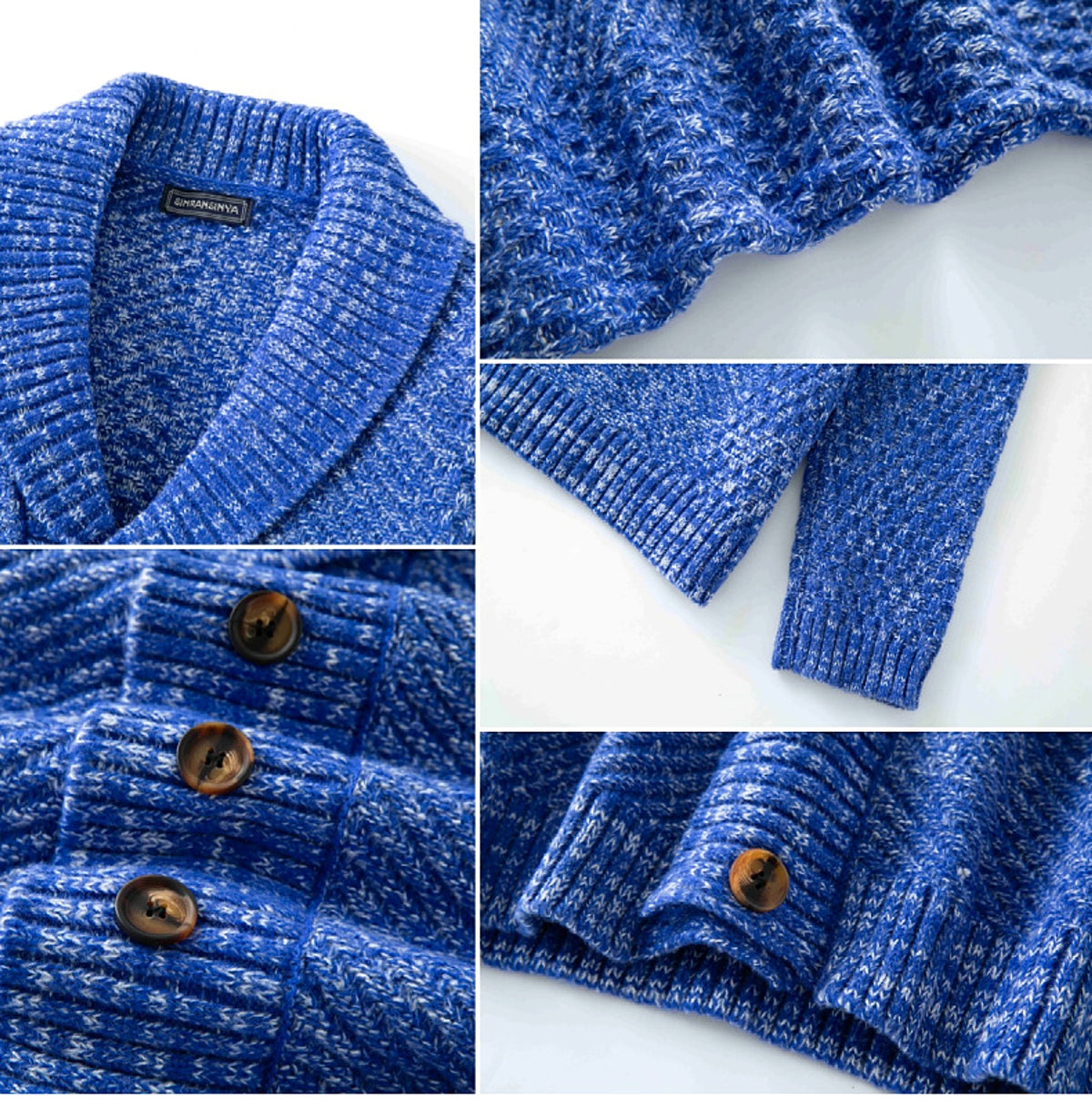 Polyester Men's Long-sleeved Thick Needle Sweater Sweater - enhanced image 7