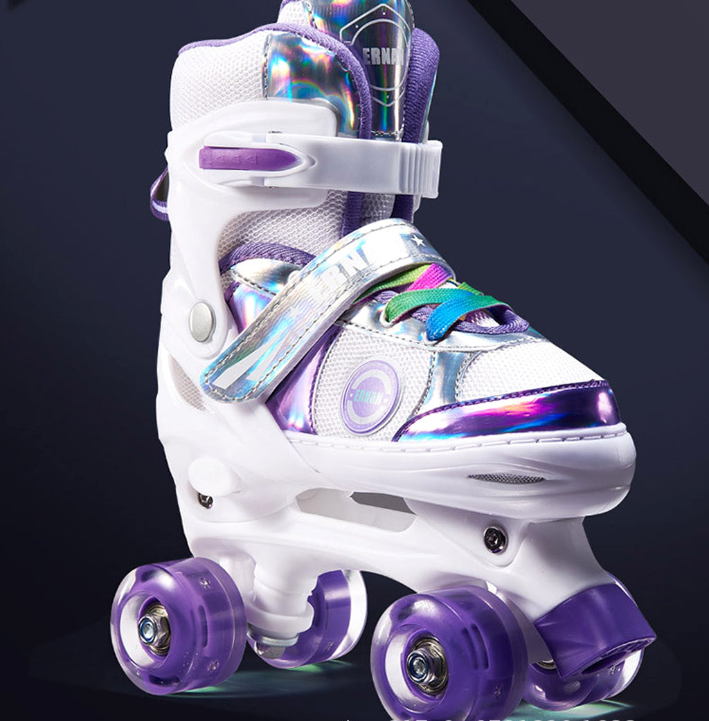 PU Full  Children's Roller Skates Double Row - enhanced image 7