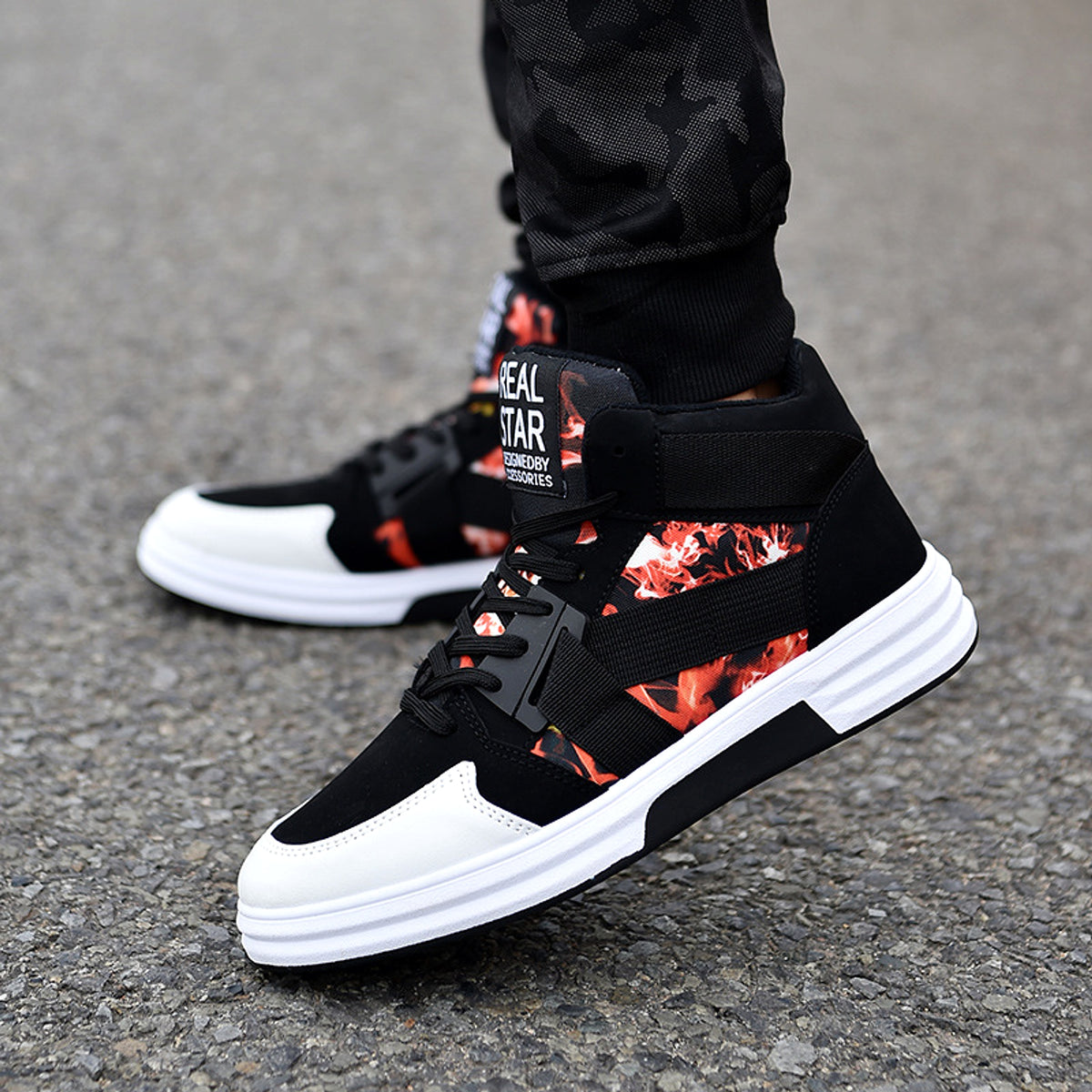 REAL STAR - High-Top Lace-Up Shoe - enhanced image 7