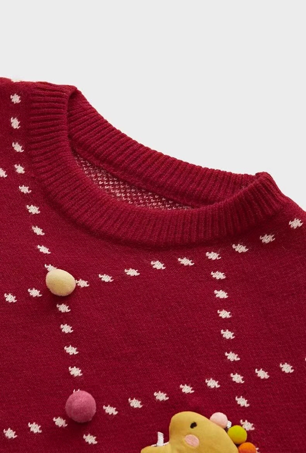 Round Neck Sweater Sweater Boy's Undershirt - enhanced image 7