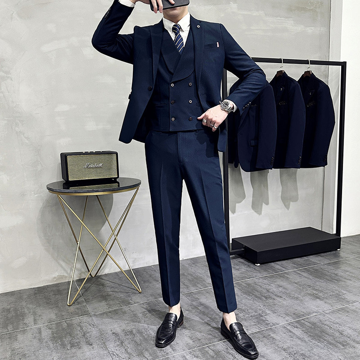 RoyalElite™ Men's Three-Piece Suit – Business & Event Perfection - enhanced image 7