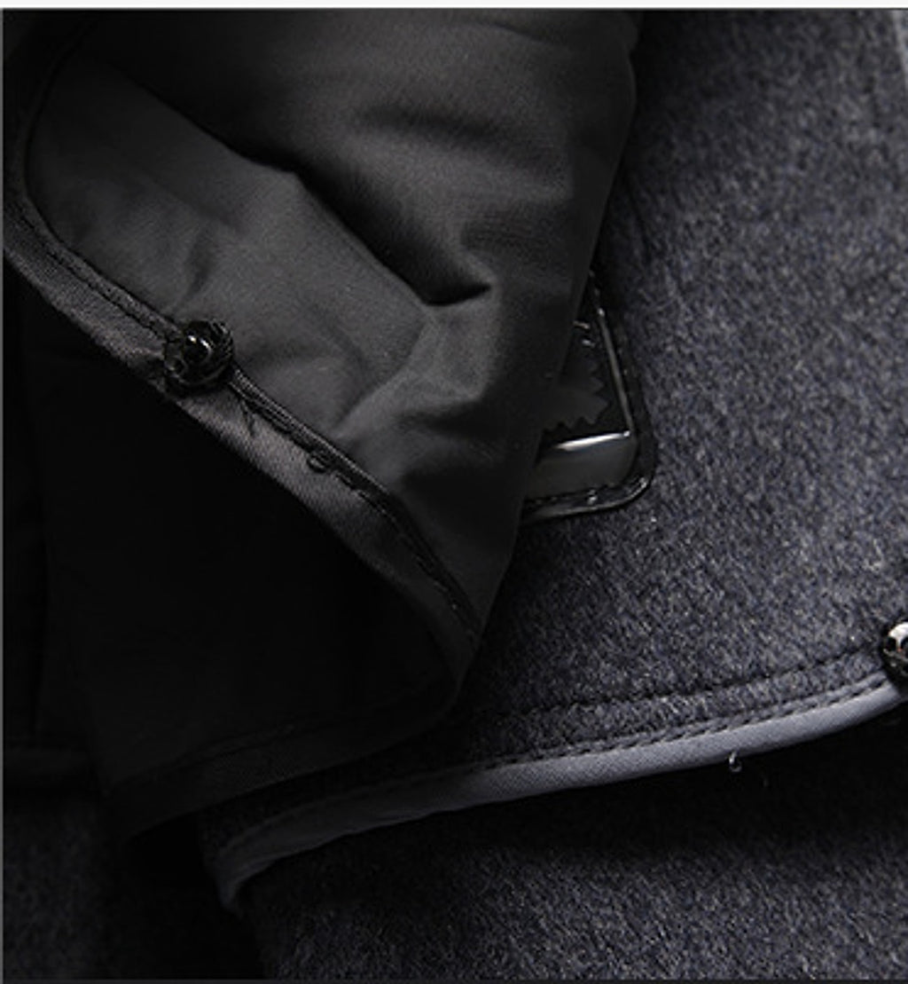 RoyalForm™ Men's Wool Coat – Luxury & Warmth for Winter - enhanced image 7