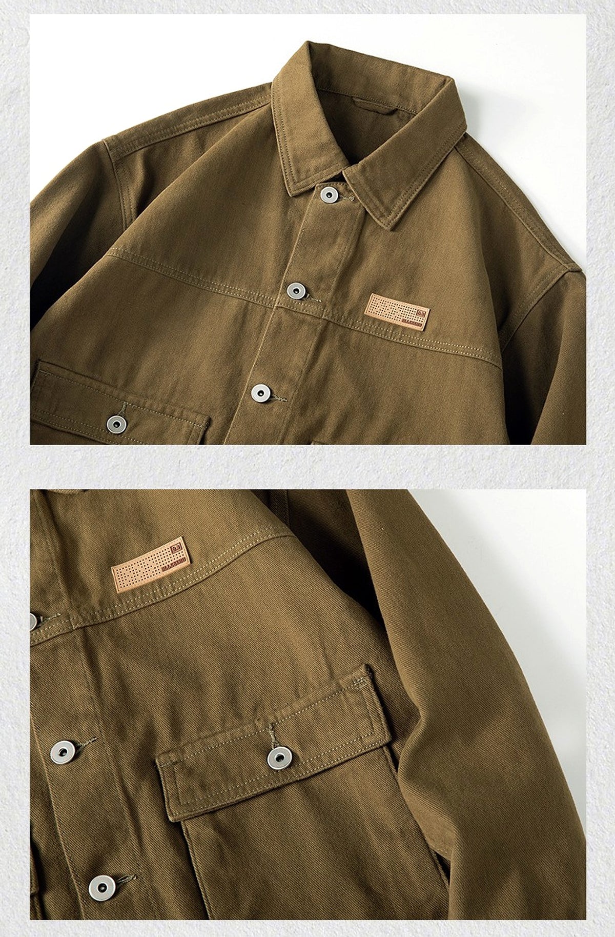 Safari Jacket Vintage Jacket Men - enhanced image 7