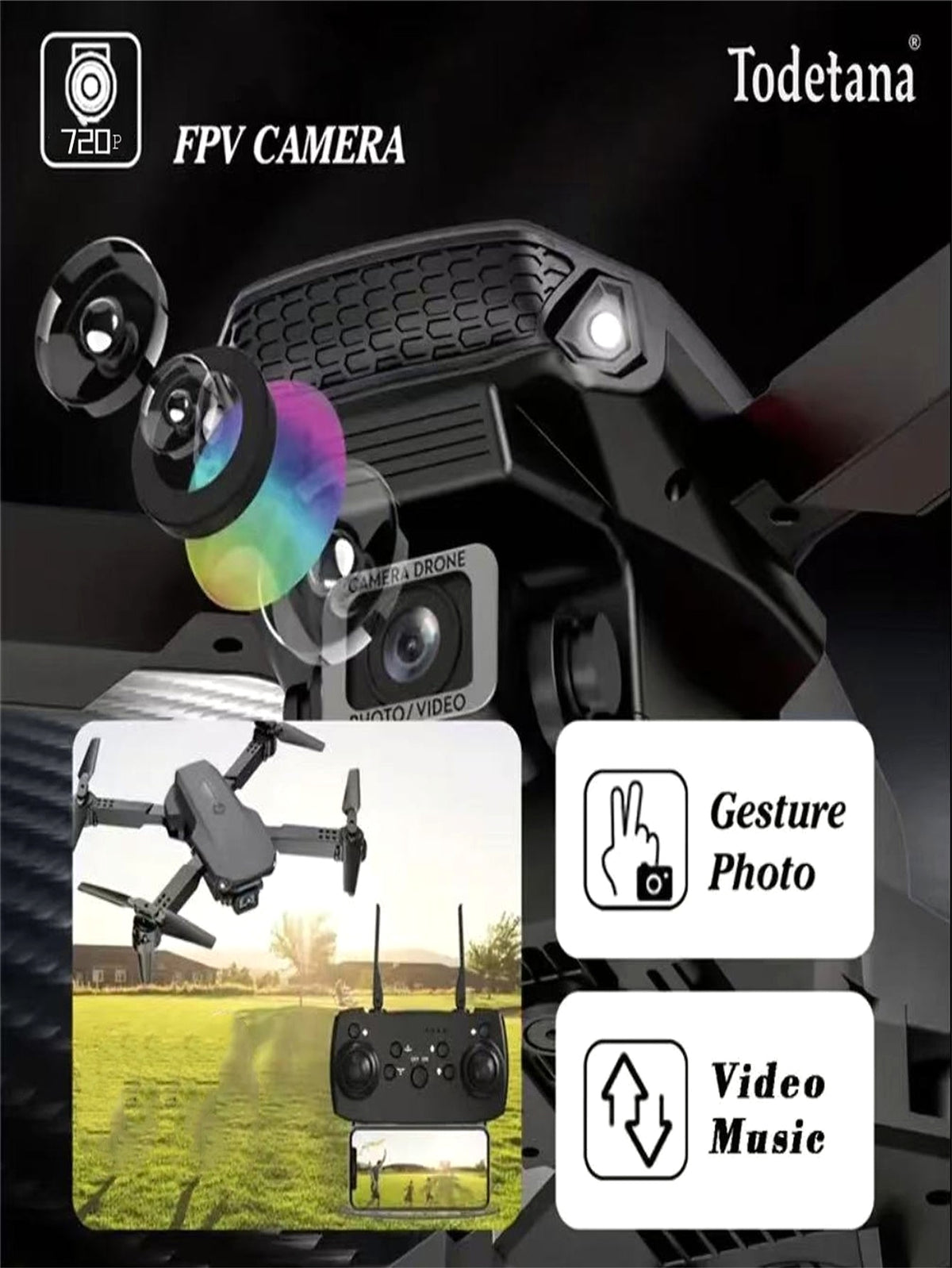 SkyCapture™ – Foldable Smart Camera Drone with 1 Battery (US Warehouse) - enhanced image 7