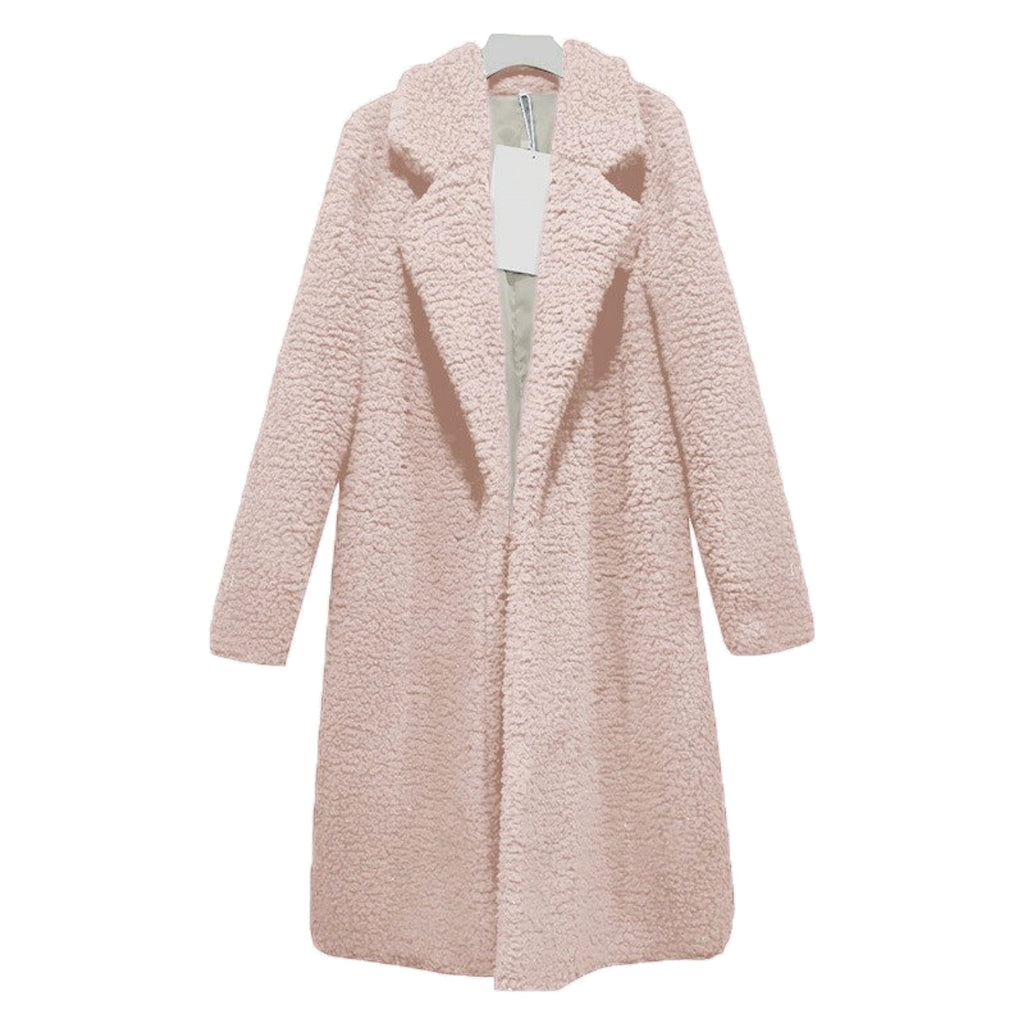 Slim Women's Lapel Long Sleeve Solid Color Street Jacket - enhanced image 7