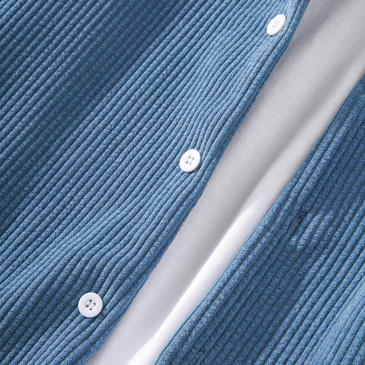 Solid Color Long Sleeve Dress Shirt Men - enhanced image 7