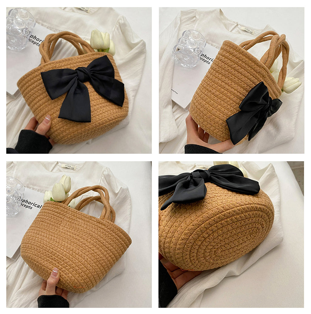 SolunaWeave™ – Petite Bow Beach Tote - enhanced image 7