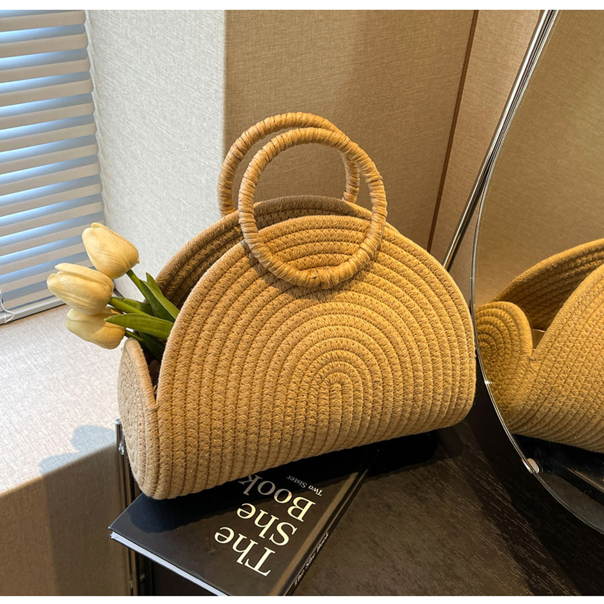 SolunaWeave™ – Tulip Shell Handbag - enhanced image 7
