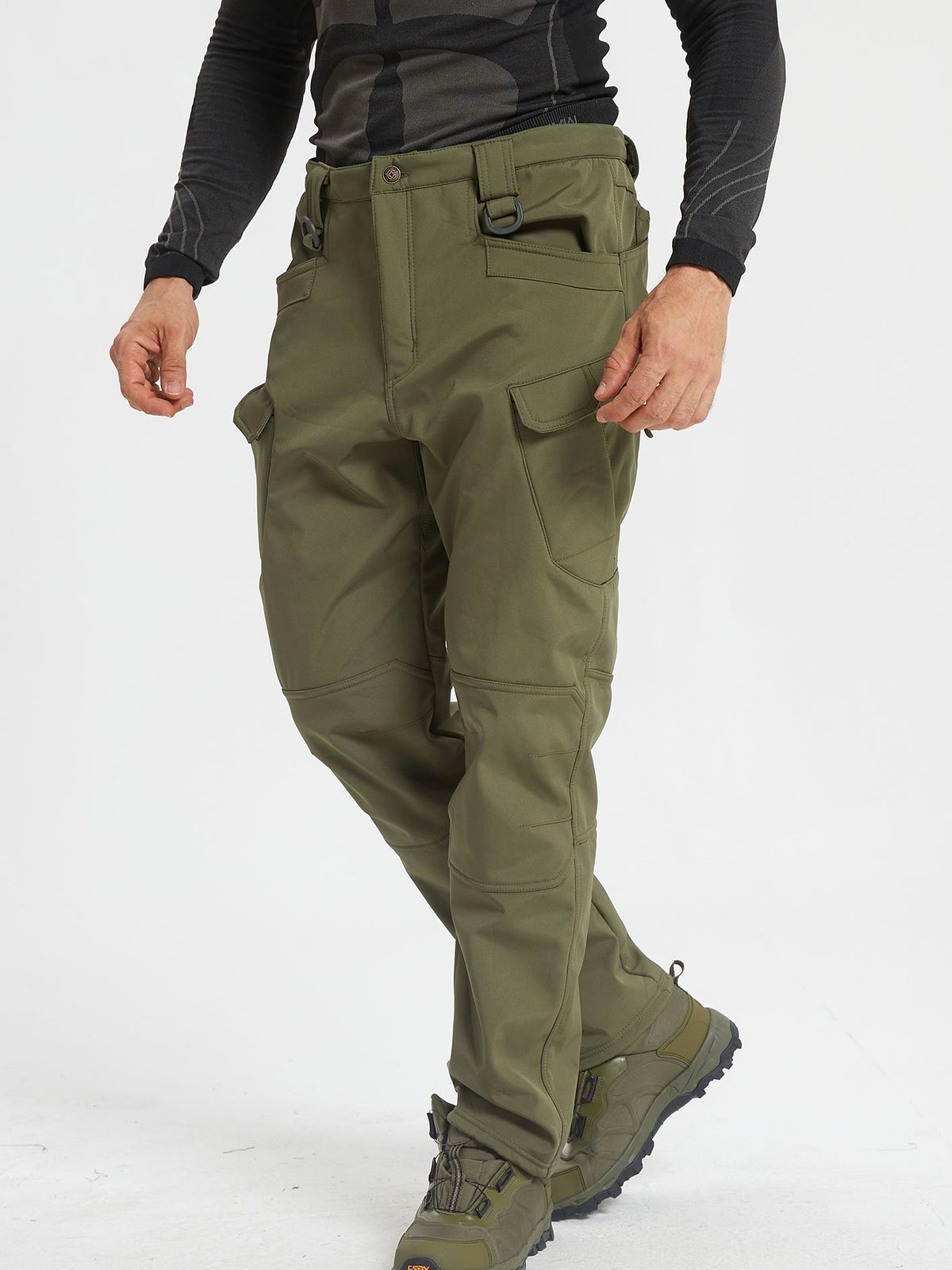 Sports Charging Soft Shell Polar Fleece Battle Climbing Pants - enhanced image 7