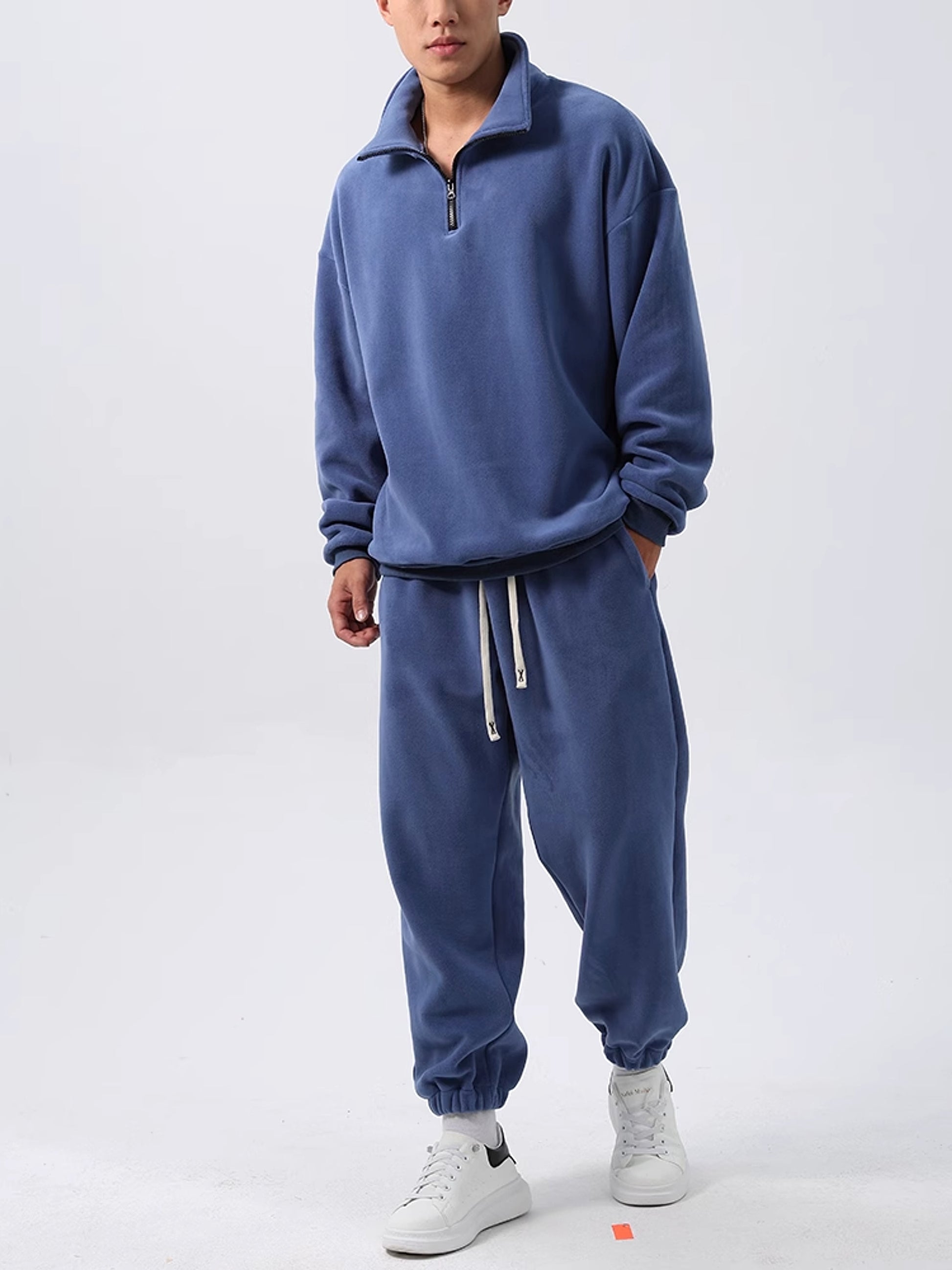 Men's Fleece Tracksuit – Wide Fit, Ultimate Comfort - enhanced image 7