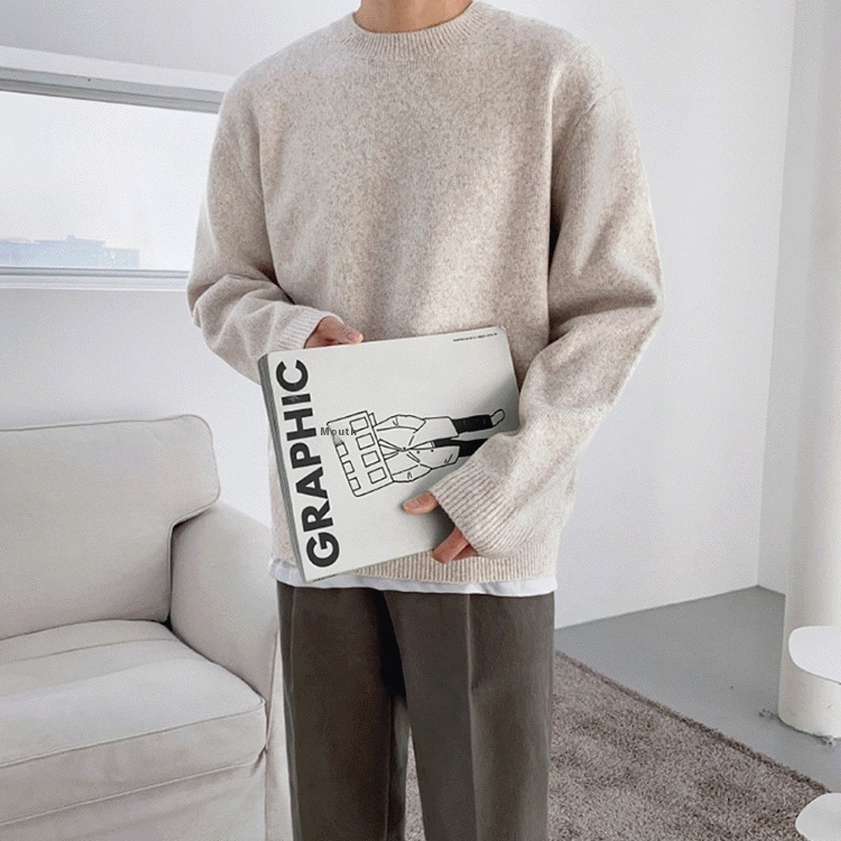 Sweater All-matching Knitwear Korean Style Trendy - enhanced image 7
