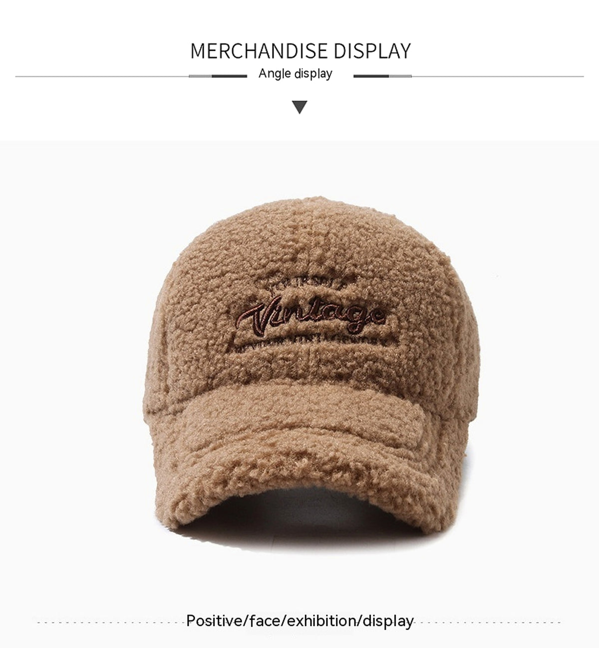 Thickened Warm Peaked Street Versatile Winter Baseball Cap - enhanced image 7