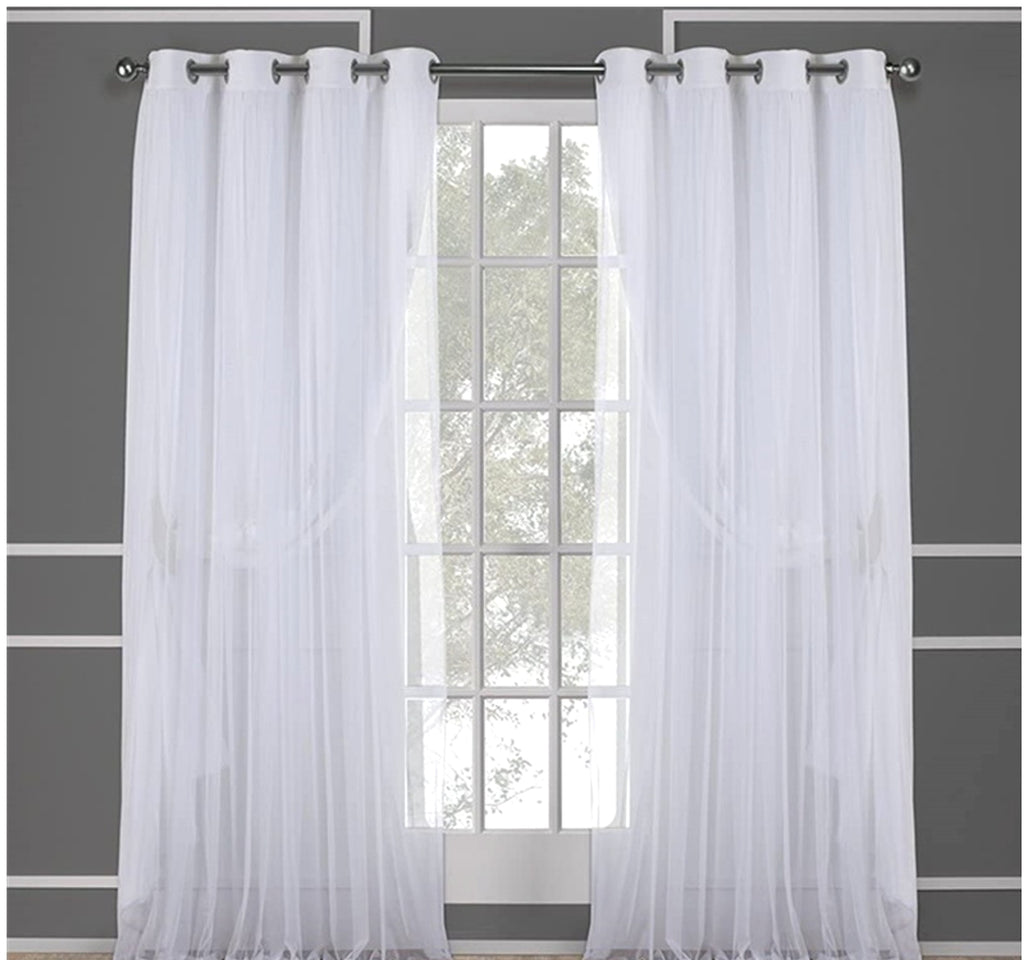 Velura™ – Double Layer Lace-Trim Blackout Curtain - enhanced image 7