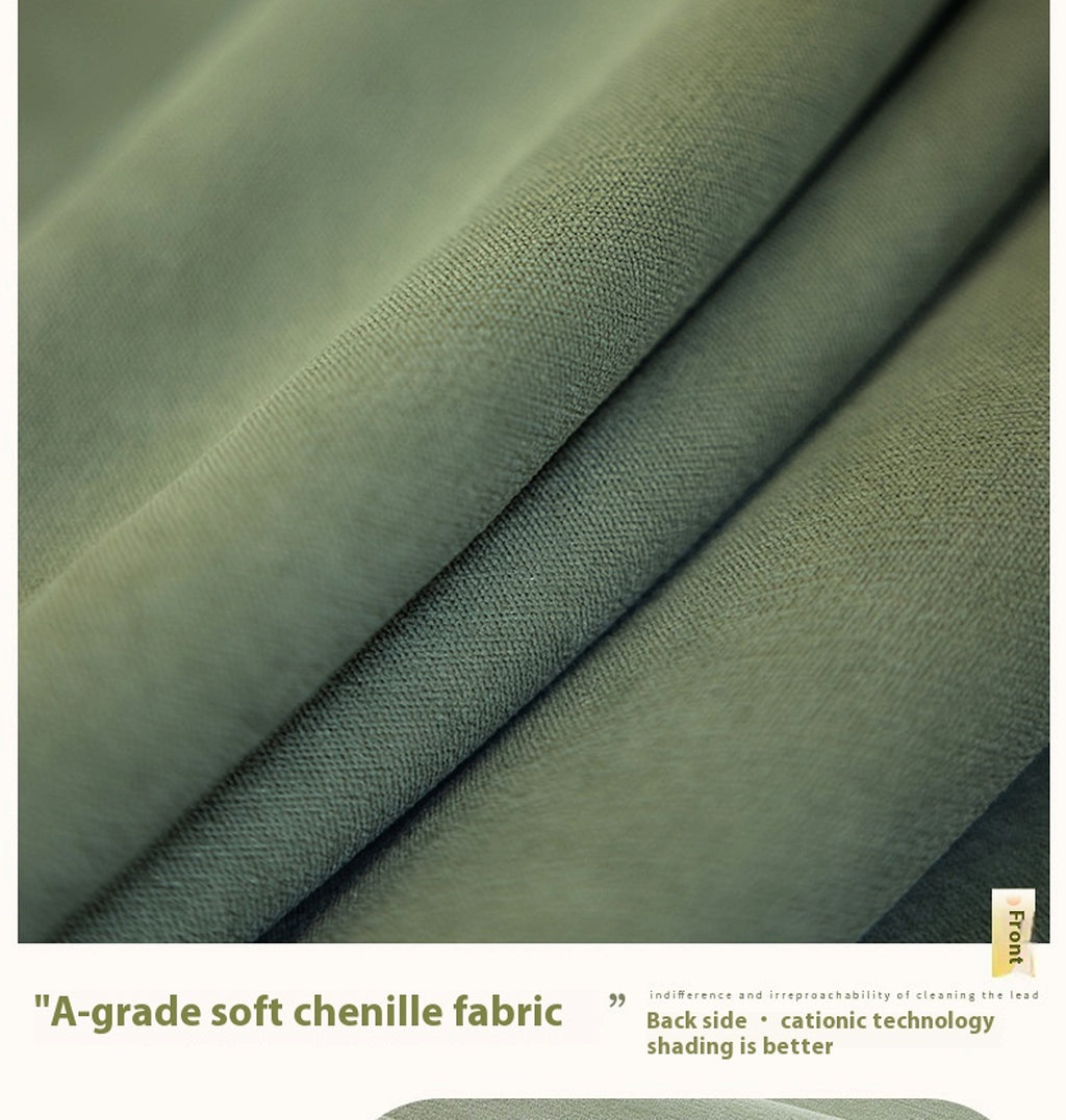 VeluxeDrape™ – French Chenille Blackout Curtain for Bedrooms - enhanced image 7
