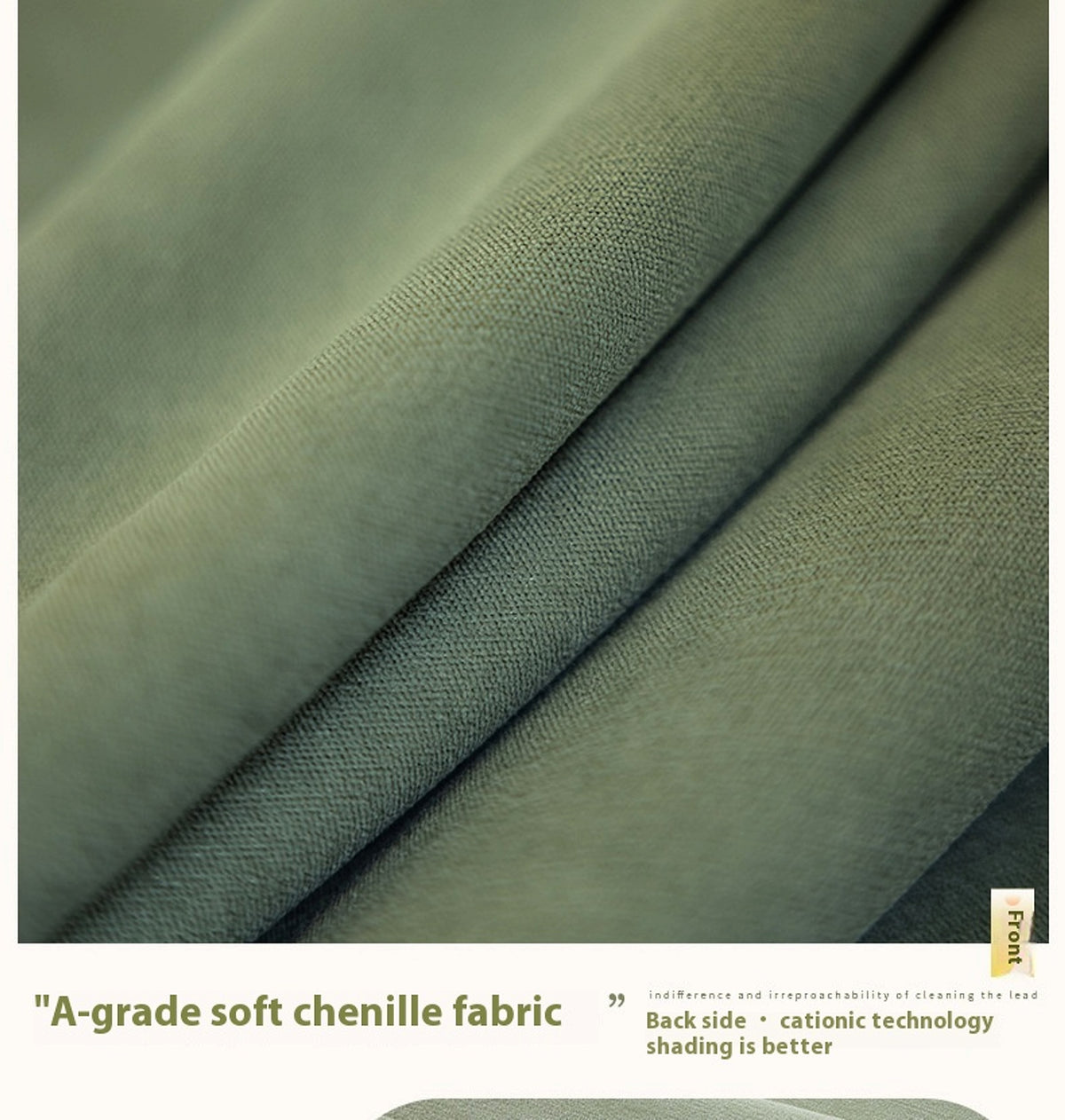 VeluxeDrape™ – French Chenille Blackout Curtain for Bedrooms - enhanced image 7