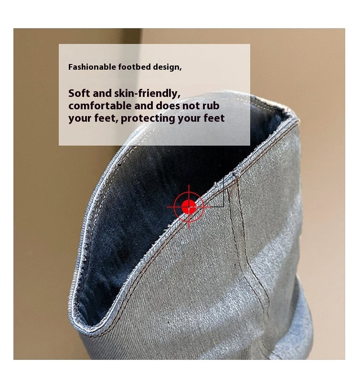 Velvexa™ – High Heel Denim Stretch Boots - enhanced image 7