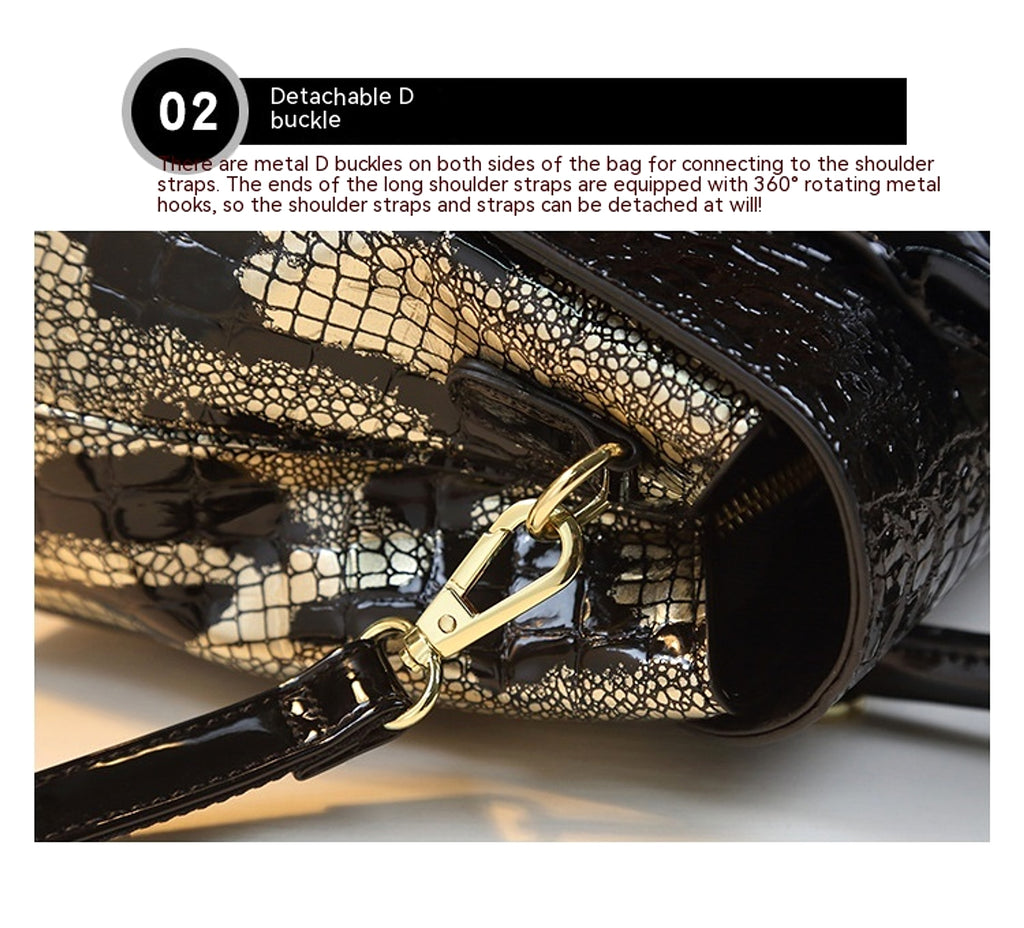ViperMode™ – Snake Print Shoulder Messenger Bag - enhanced image 7