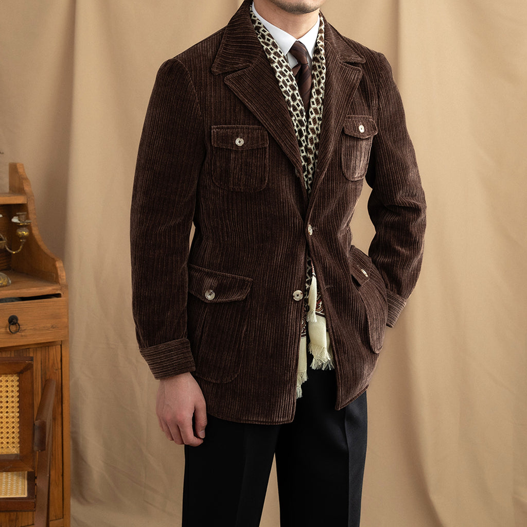 Warm Winter Chenille Hunting Jacket Men - enhanced image 7