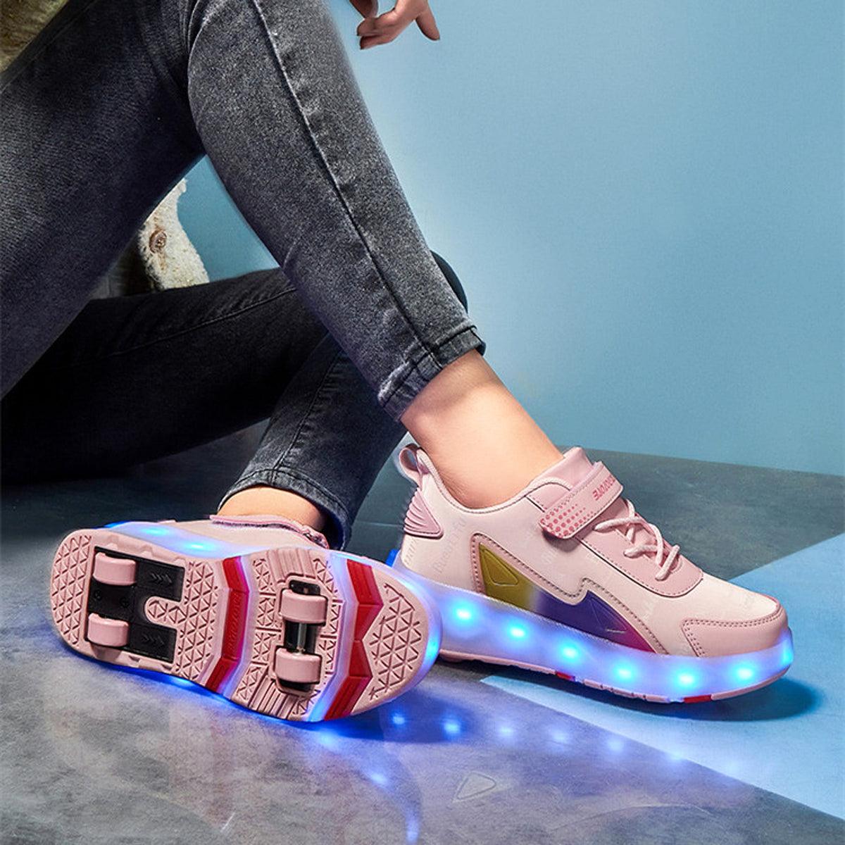 Wear-resisting Four-wheeled Berserker Shoes Roller Skates Roller Skates - enhanced image 7
