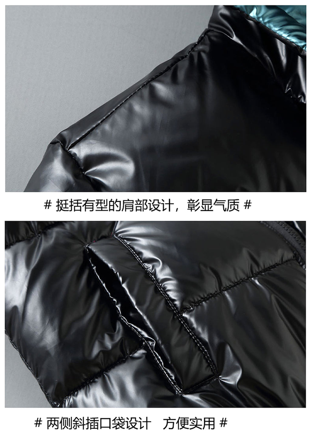 Winter Down Thick  Jacket Men - enhanced image 7