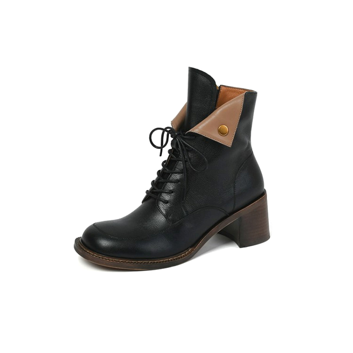 Women's Fashion Side Zip Casual Rider Boots - enhanced image 7