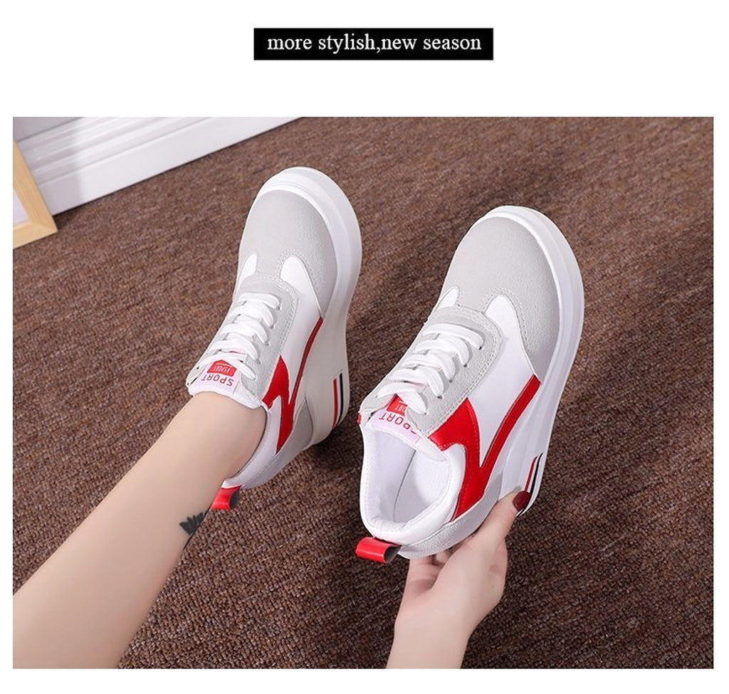 Women's Platform Height Increasing Insole Casual Shoes - enhanced image 7