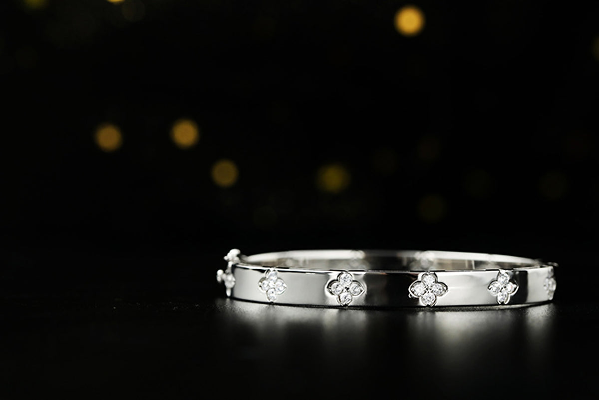 LuxeJewels™ – Vintage Clover 925 Silver Bracelet - enhanced image 7