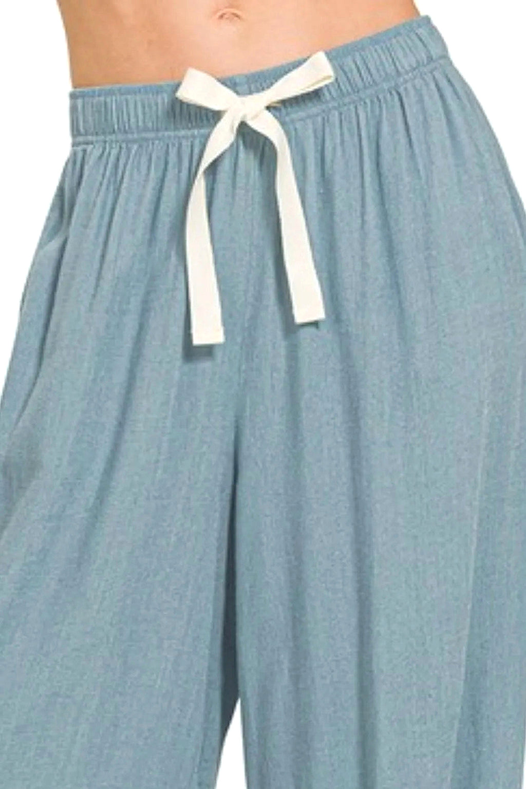 Zenana Linen Drawstring Pants - enhanced image 7