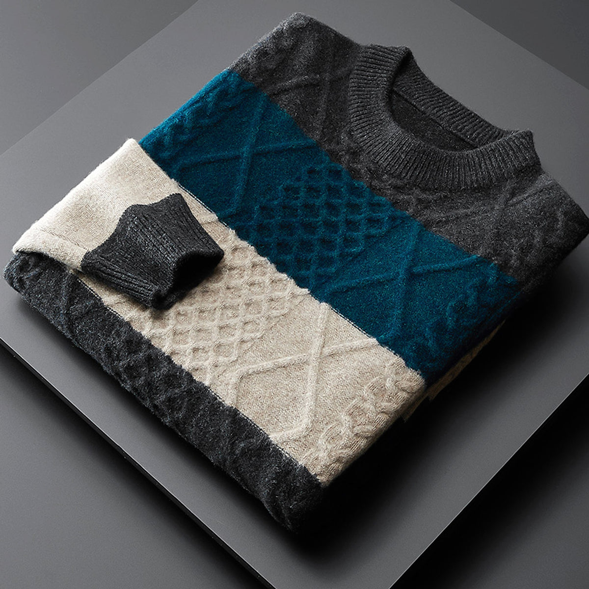 Cashmere Premium Sweater Men's Wear - enhanced image 8
