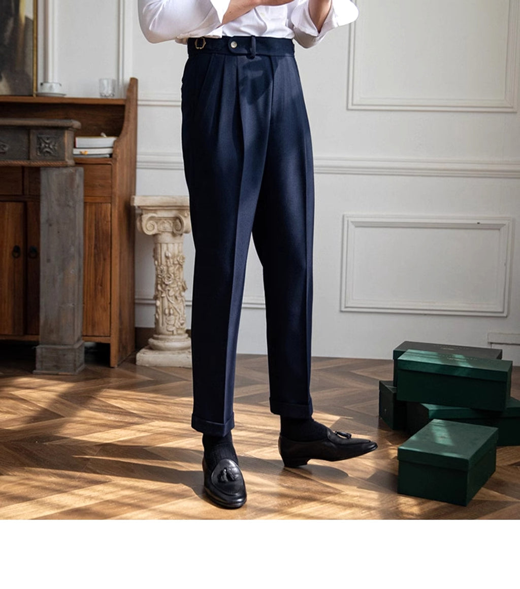 British Men Business Casual Pants - enhanced image 8