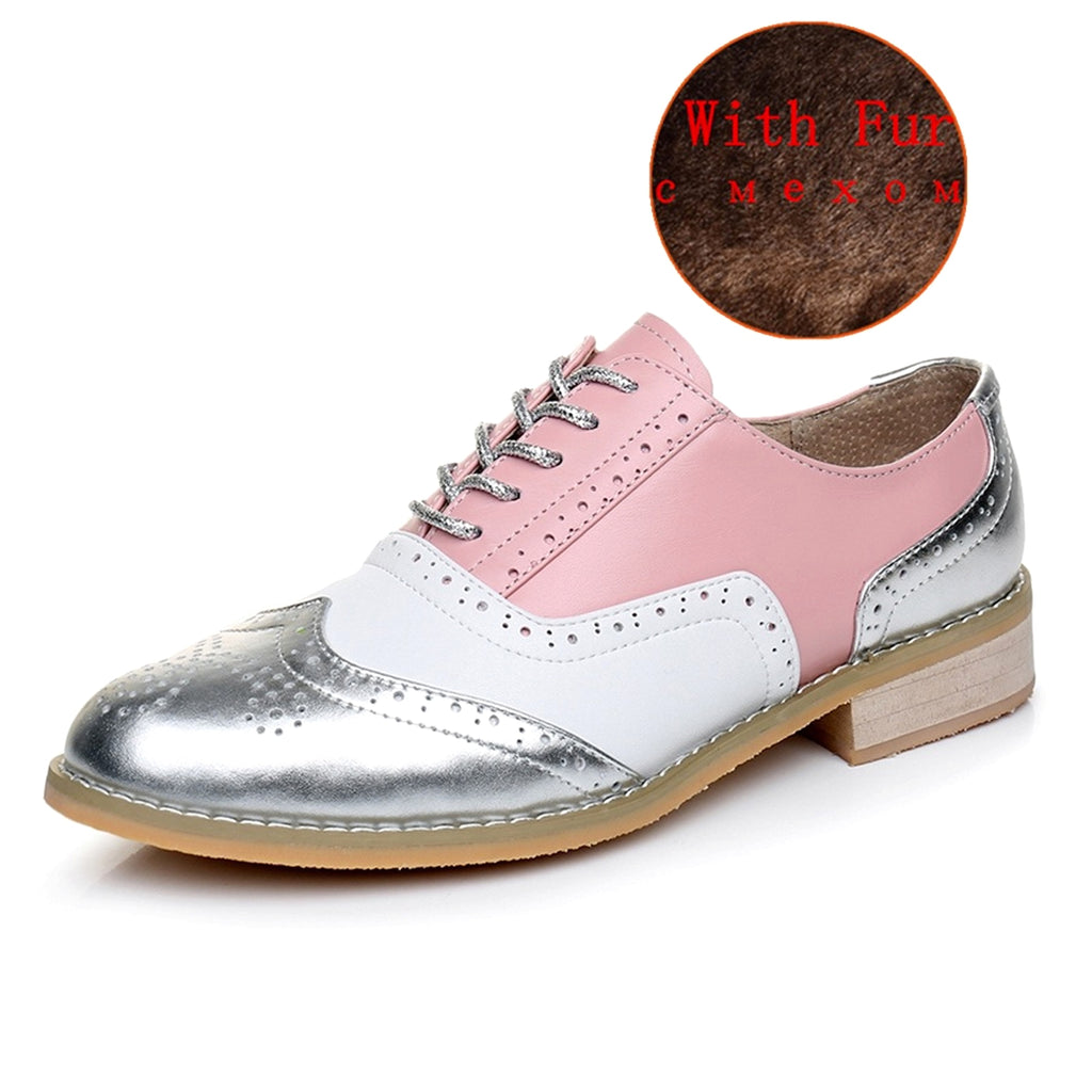 British style color matching shoes Women - enhanced image 8