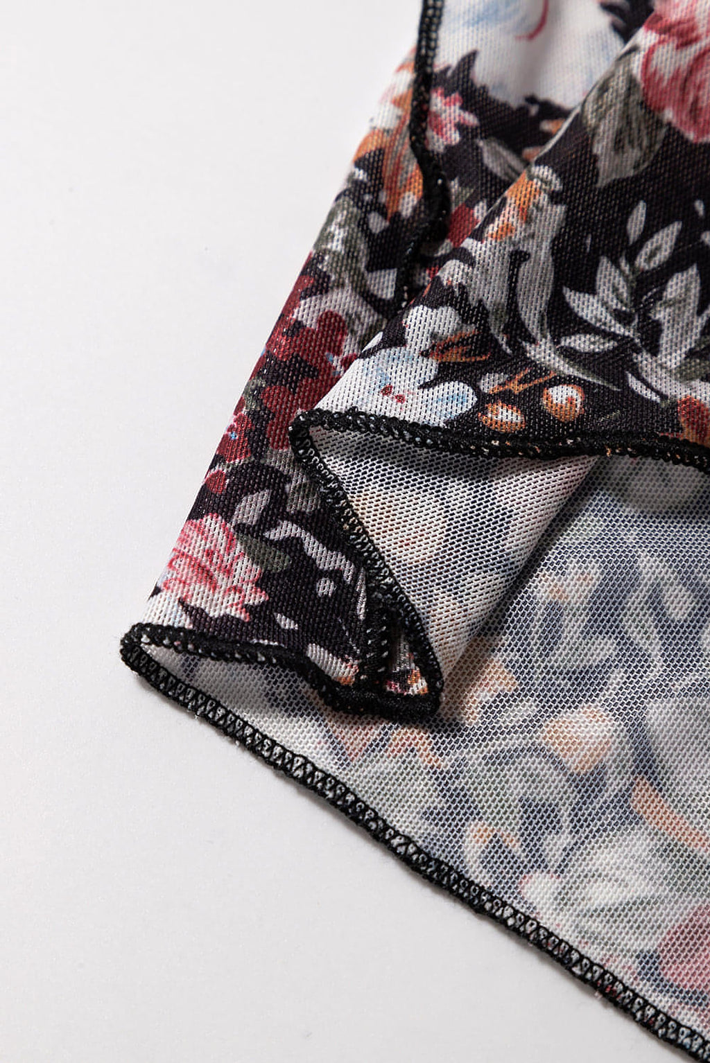 Brown Floral Print High Waist Maxi Skirt - enhanced image 8