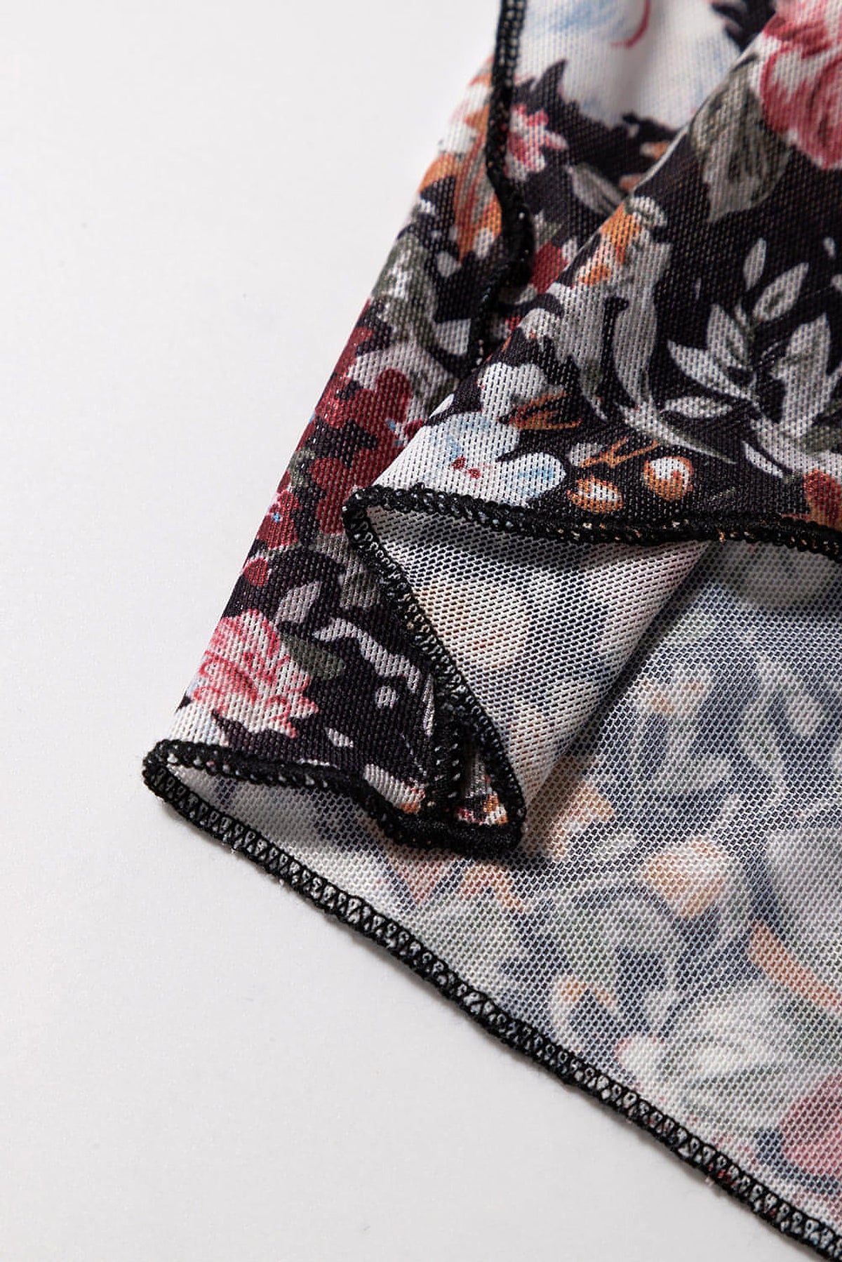 Brown Floral Print High Waist Maxi Skirt - enhanced image 8