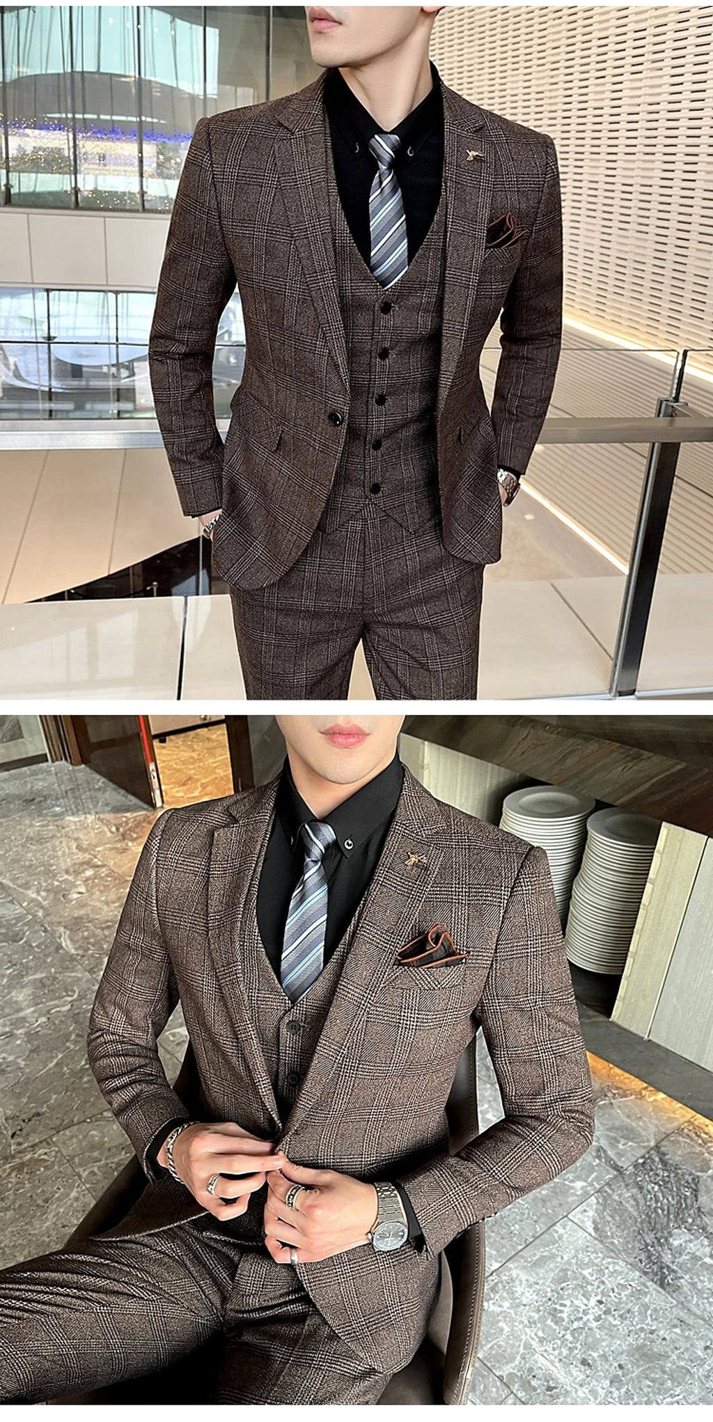 SartoForm™ – 3-Piece Executive Suit Set for Men - enhanced image 8