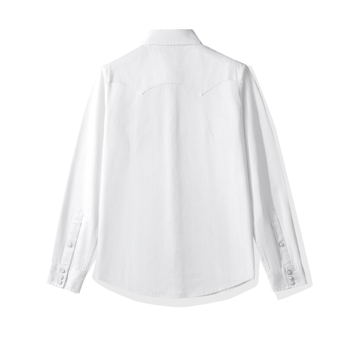 Classic Bag Flower Wash Denim Shirt - enhanced image 8