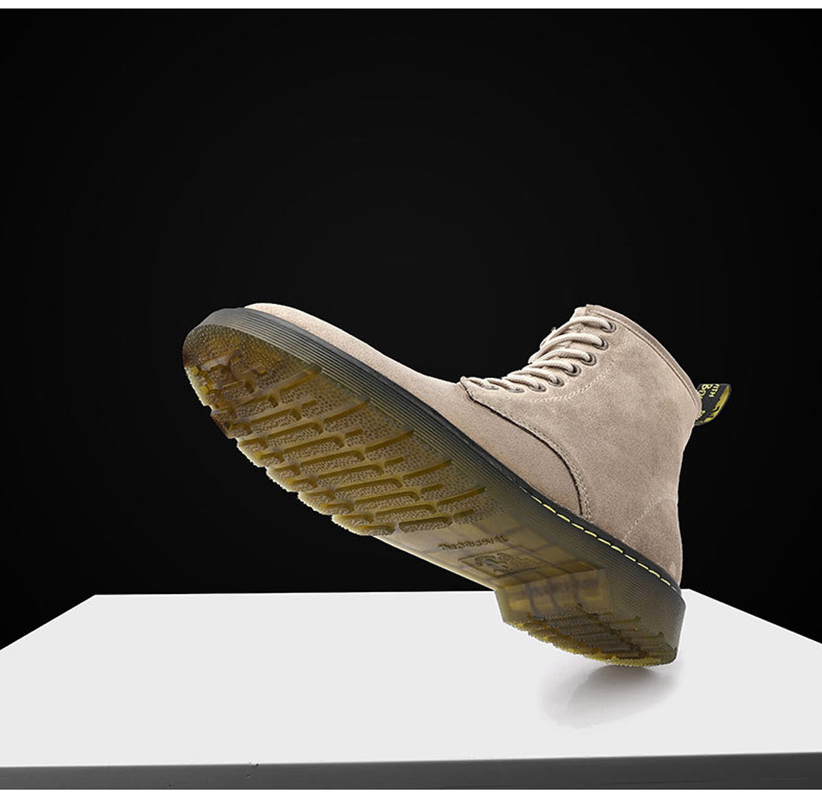 Eight-hole breathable leather boots outdoor fashion short boots - enhanced image 8