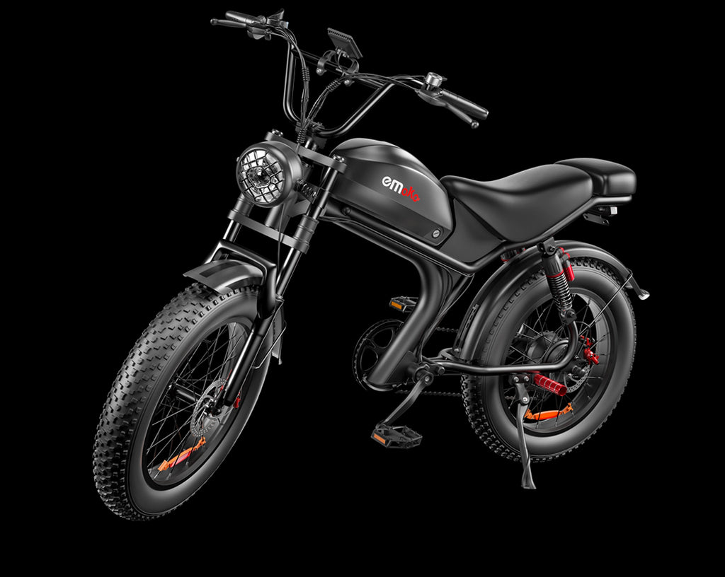 eMoto C93™ – 20" Retro-Style Electric Bike 1000W | 48V 20Ah Battery (US Warehouse) - enhanced image 8
