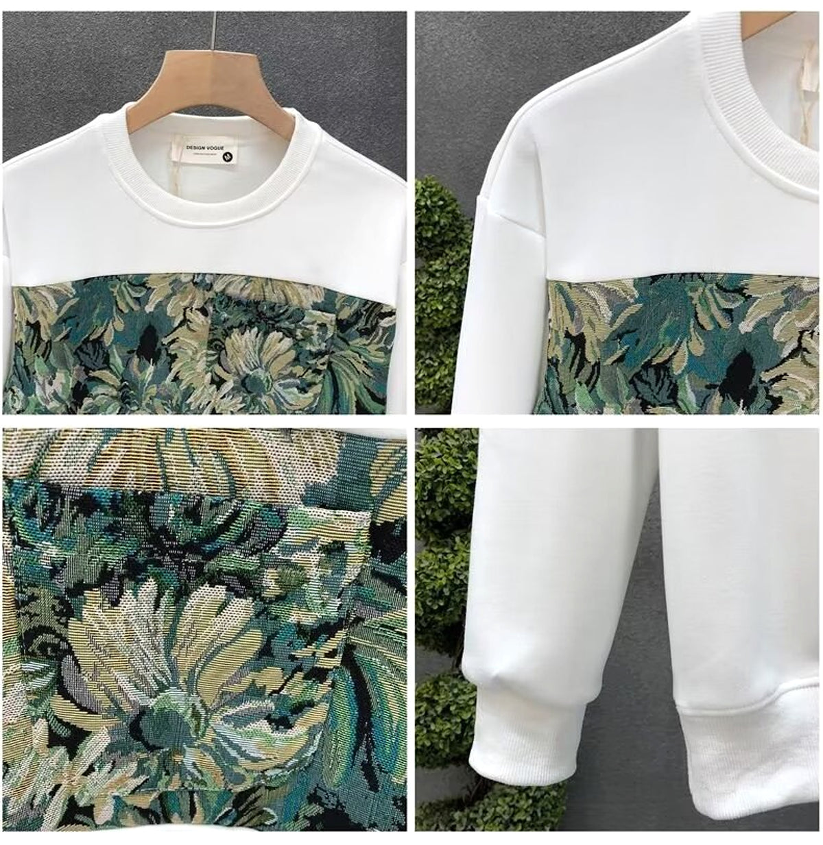 Fashion Brand Crew Neck Pullover Sweatshirt Men - enhanced image 8