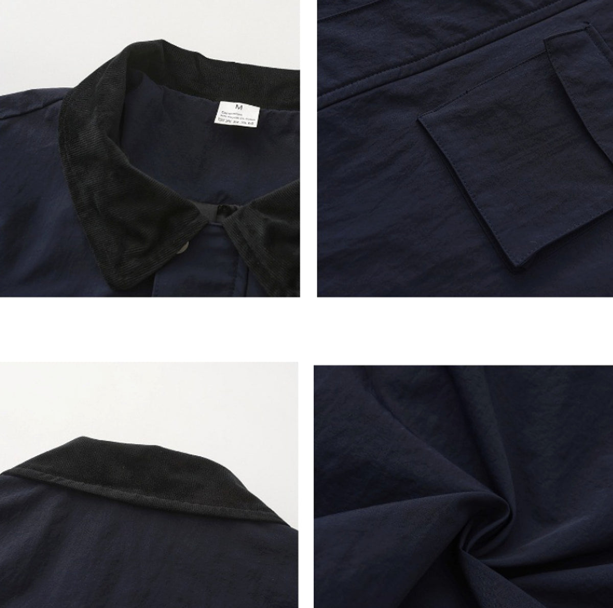 Fashion Solid Color Zipper Jacket Jacket Men - enhanced image 8