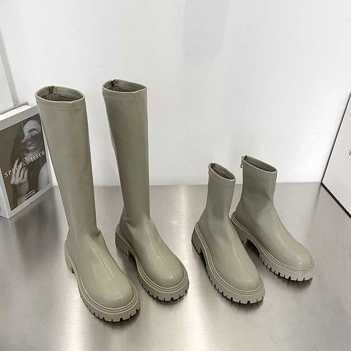 Warm Thick Soled  Boots Women - enhanced image 8