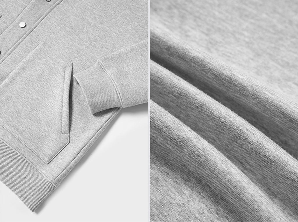 Flame Single-layer Fleece-lined Cardigan Coat Loose-fitting Casual Pullover - enhanced image 8