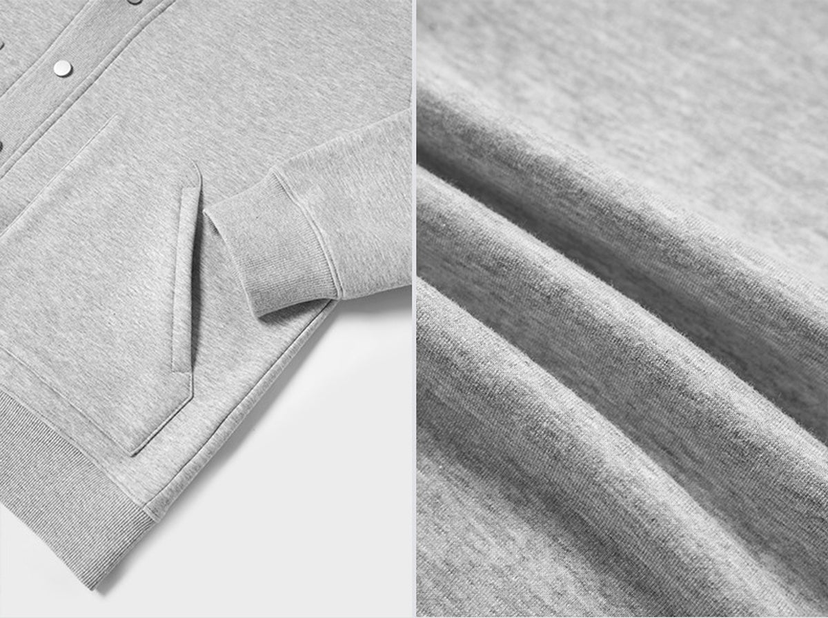 Flame Single-layer Fleece-lined Cardigan Coat Loose-fitting Casual Pullover - enhanced image 8
